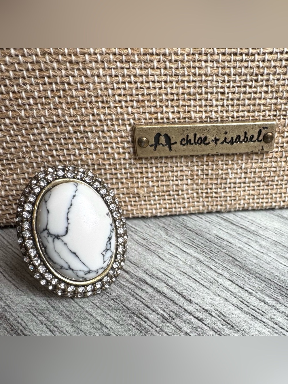 Chloe + Isabel Howlite Statement Ring